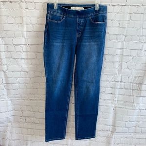 Soft Surroundings Jeans Womens Blue Pull On Stretch Pants Size Medium